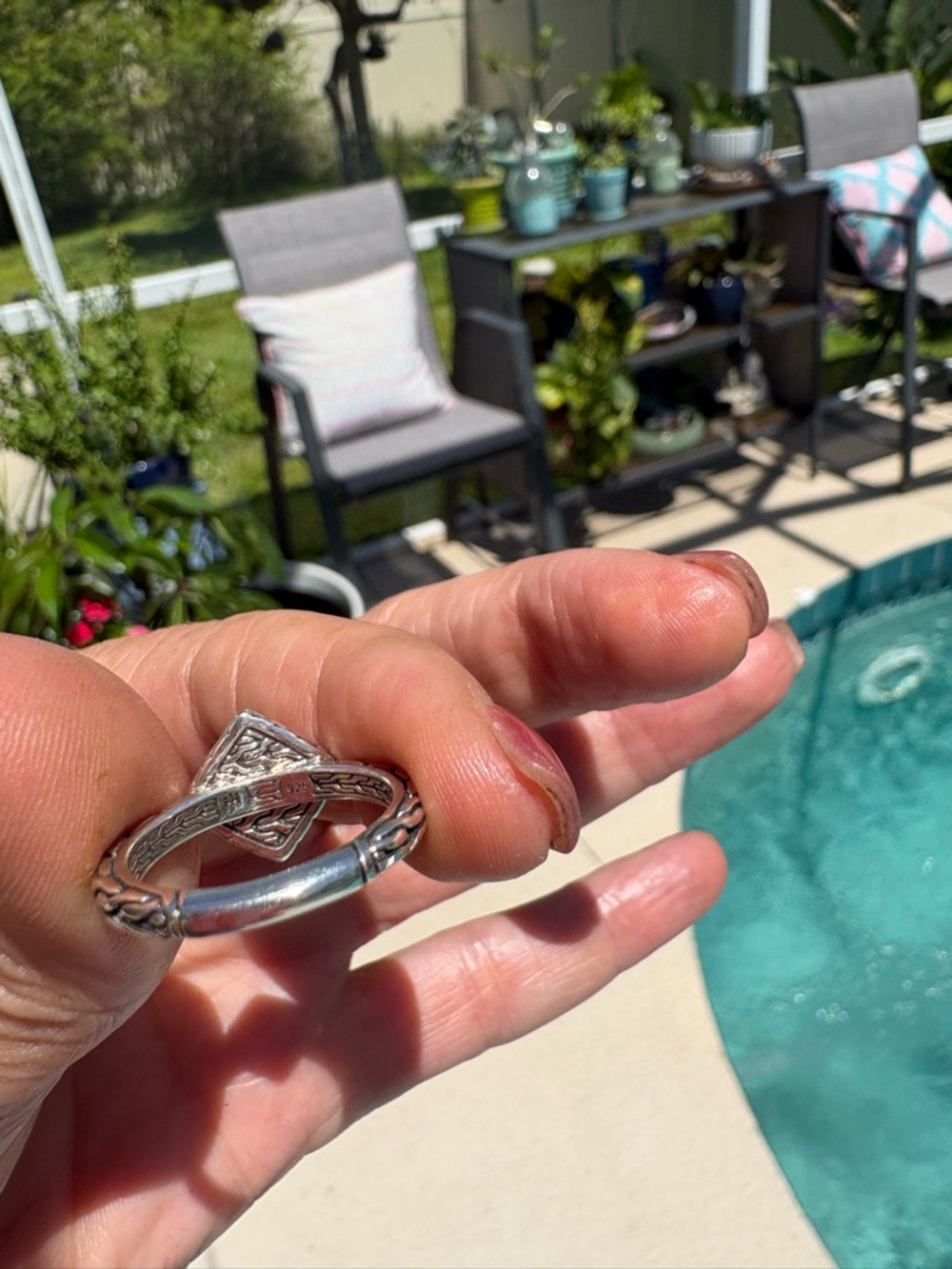 NWT, John Hardy Silver Pyramid Ring!! ๐ฉท๐๐ - Picture 10 of 13